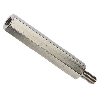 HIROSUGI Standoff, M2 x M2 Thread, 10mm Body, Brass, Male/Female, 5mm Stud