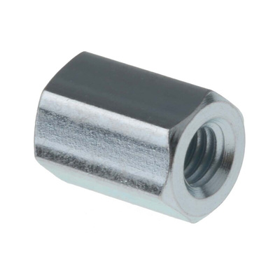 RS PRO Standoff, M4 x M4 Thread, 10mm Body, Steel, Female/Female