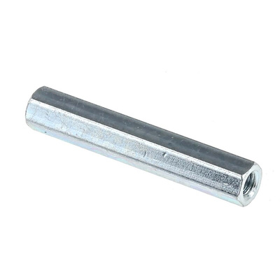 RS PRO Standoff, M3 x M3 Thread, 30mm Body, Steel, Female/Female