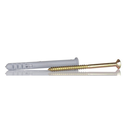 RS PRO Nylon Frame Fixings, fixing hole diameter 8mm, length 80mm