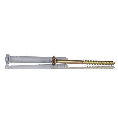 RS PRO Nylon Frame Fixings, fixing hole diameter 8mm, length 80mm