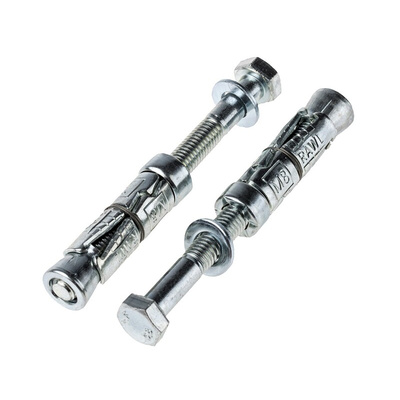 RawlPlug Steel Shield Anchor M8 x 95mm, 14mm Fixing Hole