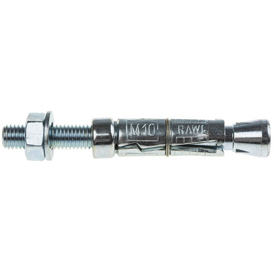 RawlPlug Steel Masonry Anchor M10 x 105mm, 16mm Fixing Hole