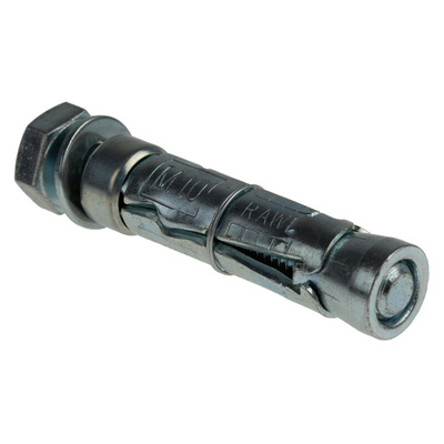 RawlPlug Steel Masonry Anchor M10 x 75mm, 16mm Fixing Hole