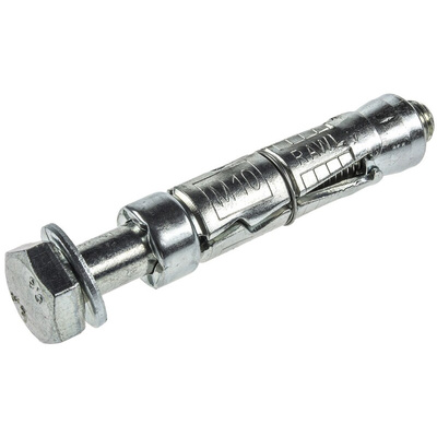RawlPlug Steel Masonry Anchor M10 x 90mm, 16mm Fixing Hole