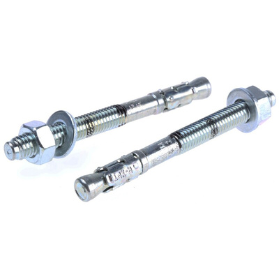 RawlPlug Steel Through Bolt 8mm x 85mm, 8mm Fixing Hole