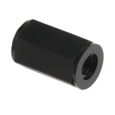 Essentra Threaded Standoff, M3 Thread, 10mm Body, Nylon, Female/Female