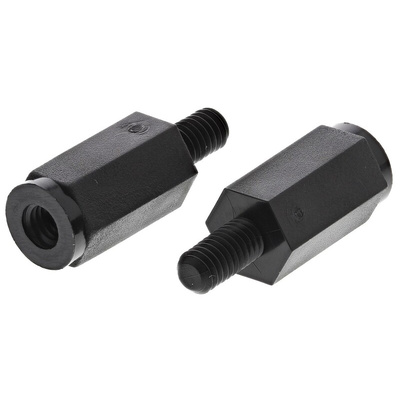 Essentra Standoff, M4 Thread, 15mm Body, Nylon, Male/Female