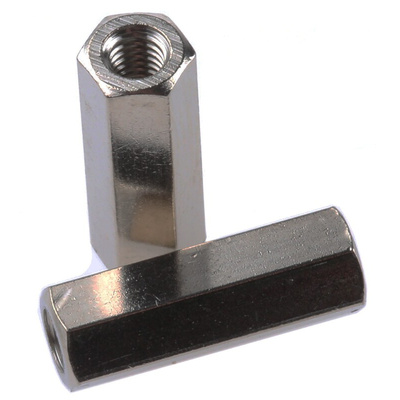 Essentra Standoff, M3 x M3 Thread, 15mm Body, Brass, Female/Female