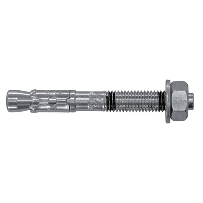 RawlPlug Steel Through Bolt 10mm x 80mm, 10mm Fixing Hole