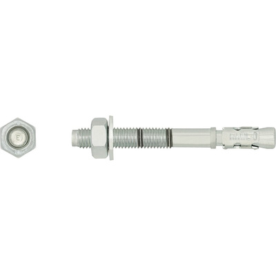 RawlPlug Steel Through Bolt 10mm x 140mm, 10mm Fixing Hole