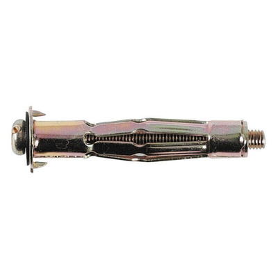 RS PRO Metal Masonry Anchor M6 x 70 x 70mm, 10mm Fixing Hole