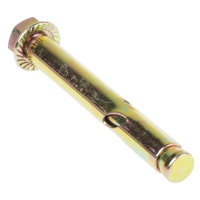RS PRO Bright Zinc Plated Sleeve Anchor 8mm x 95mm, 12mm Fixing Hole