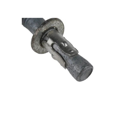 RS PRO Steel Through Bolt M10 x 80mm, 10mm Fixing Hole