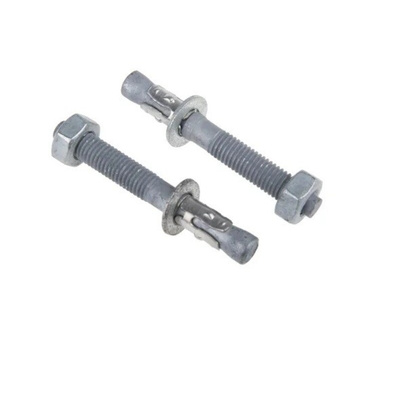 RS PRO Steel Through Bolt M10 x 80mm, 10mm Fixing Hole