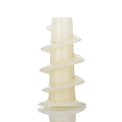 RS PRO White Plastic Wall Plug