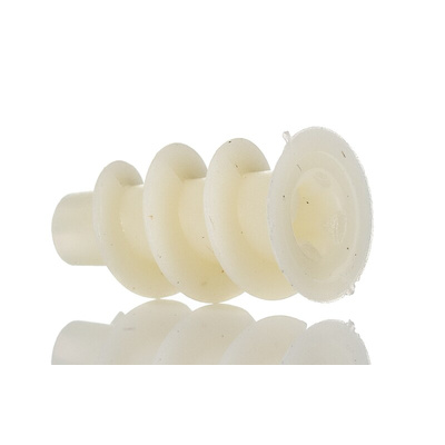 RS PRO White Plastic Wall Plug