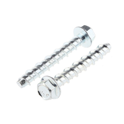 RS PRO Steel Ankerbolt 50mm, 8mm Fixing Hole