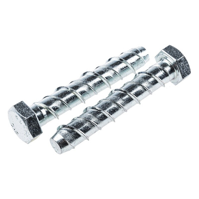 RS PRO Steel Ankerbolt 75mm, 14mm Fixing Hole