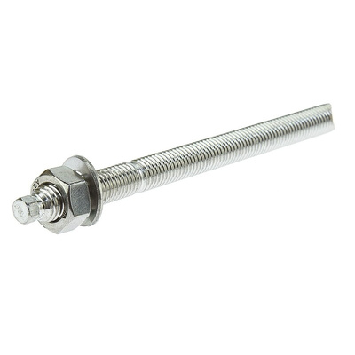 RS PRO M12 Capsule Anchor Stud Resin Anchor, 160mm Stud Length