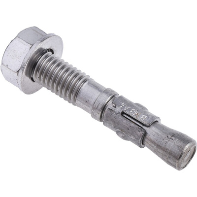 RS PRO Stainless Steel Bolt Anchor M8 x 50mm, 8mm Fixing Hole