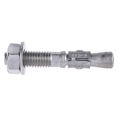RS PRO Stainless Steel Bolt Anchor M8 x 50mm, 8mm Fixing Hole