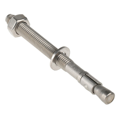 RS PRO Stainless Steel Bolt Anchor M8 x 95mm, 8mm Fixing Hole