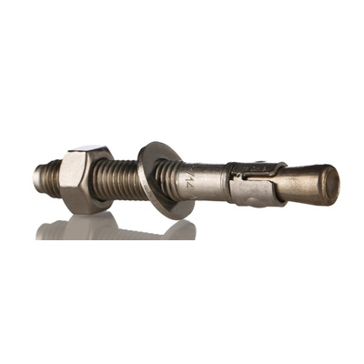 RS PRO Stainless Steel Bolt Anchor M12 x 95mm, 12mm Fixing Hole