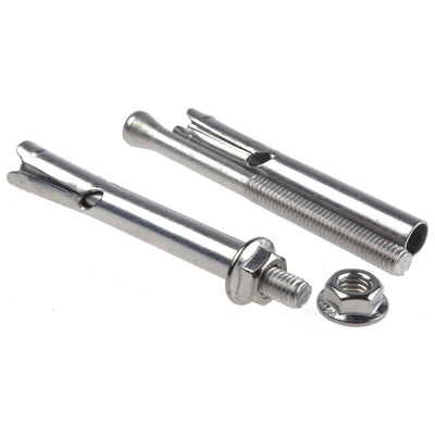 RS PRO Stainless Steel Masonry Fixing 65mm, 8mm Fixing Hole
