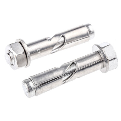 RS PRO Stainless Steel Masonry Fixing 60mm, 12mm Fixing Hole