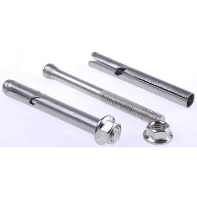 RS PRO Stainless Steel Masonry Fixing 100mm, 12mm Fixing Hole