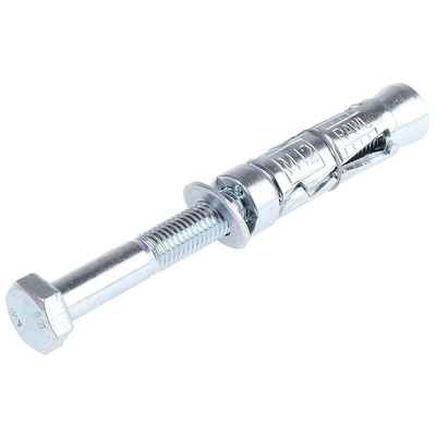 RawlPlug Steel Masonry Anchor M12 x 140mm, 20mm Fixing Hole
