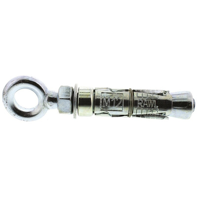 RawlPlug Steel Masonry Anchor M12 x 145mm, 20mm Fixing Hole