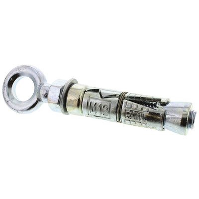 RawlPlug Steel Masonry Anchor M12 x 145mm, 20mm Fixing Hole