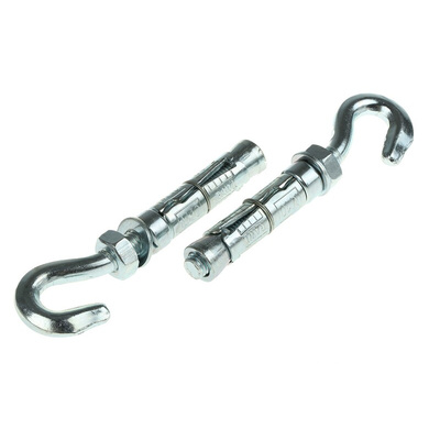 RawlPlug Steel Masonry Anchor M10 x 120mm, 16mm Fixing Hole