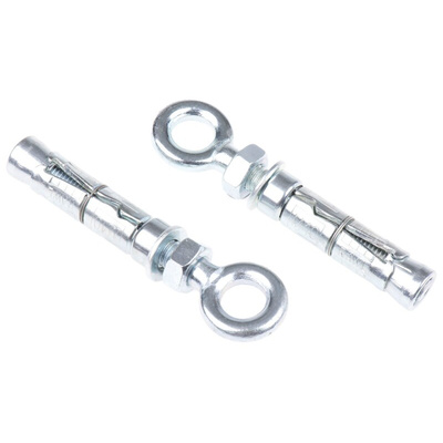 RawlPlug Steel Masonry Anchor M10 x 120mm, 16mm Fixing Hole