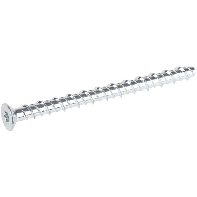 RS PRO Carbon Steel Anchor Bolt M6 x 100mm, 6mm Fixing Hole