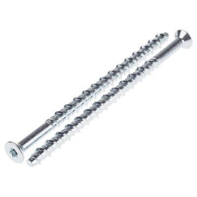 RS PRO Carbon Steel Anchor Bolt M6 x 130mm, 6mm Fixing Hole