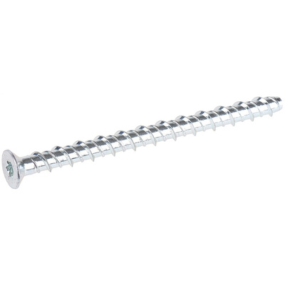 RS PRO Carbon Steel Anchor Bolt M10 x 100mm, 10mm Fixing Hole