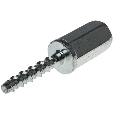 RS PRO Carbon Steel Anchor Bolt M8 x 40mm, 6mm Fixing Hole