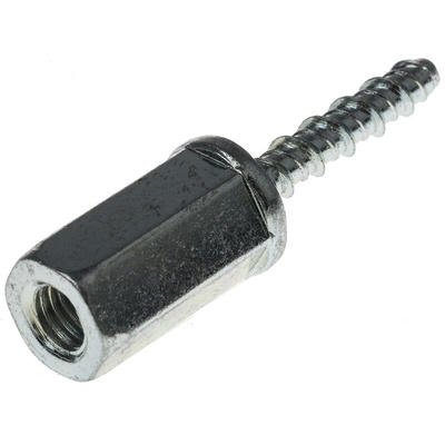 RS PRO Carbon Steel Anchor Bolt M8 x 40mm, 6mm Fixing Hole