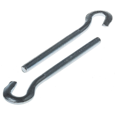 RS PRO Carbon Steel Anchor Bolt M6 x 77mm, 6mm Fixing Hole