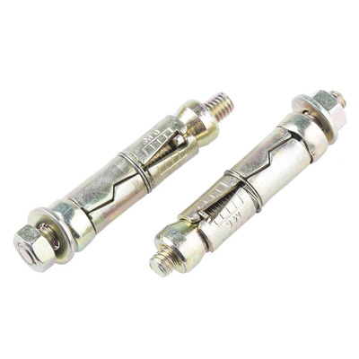 RS PRO Carbon Steel Shield Anchor M6 x 45mm, 12mm Fixing Hole