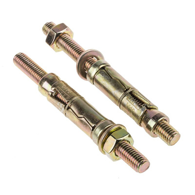 RS PRO Carbon Steel Shield Anchor M10 x 60mm, 16mm Fixing Hole