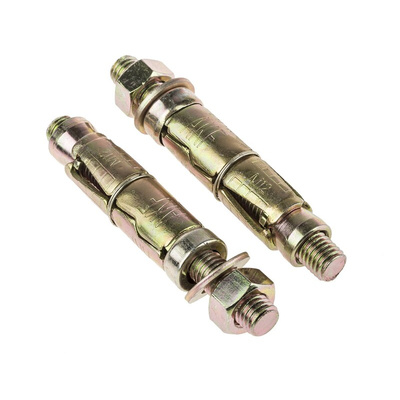 RS PRO Carbon Steel Shield Anchor M12 x 75mm, 20mm Fixing Hole