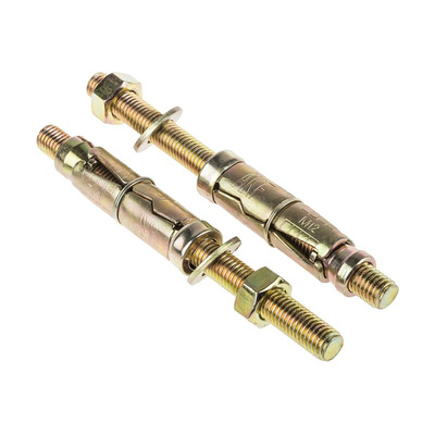 RS PRO Carbon Steel Shield Anchor M12 x 75mm, 20mm Fixing Hole