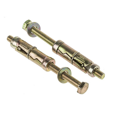 RS PRO Carbon Steel Shield Anchor Loose Bolt M6 x 45mm, 12mm Fixing Hole