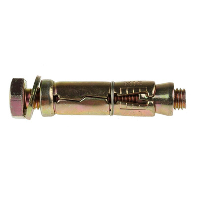 RS PRO Carbon Steel Shield Anchor Loose Bolt M10 x 60mm, 16mm Fixing Hole