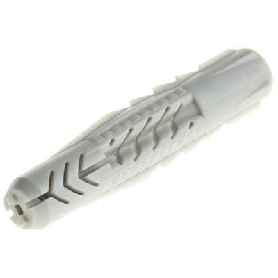 Fischer Fixings Nylon Wall Plug, 50mm Length, 8mm Fixing Hole Diameter
