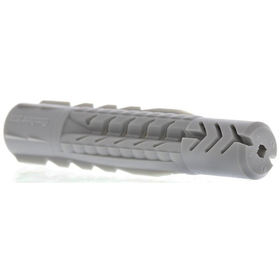 Fischer Fixings Grey Nylon Wall Plug, 70mm Length, 12mm Fixing Hole Diameter
